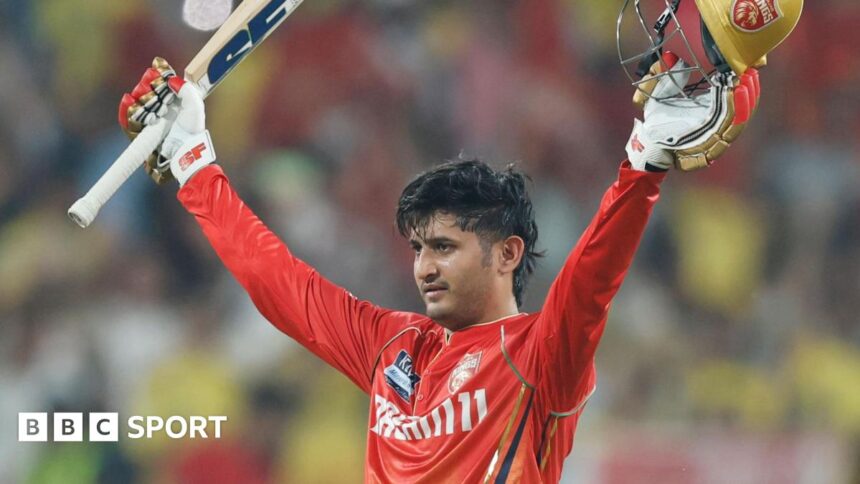 IPL 2025: Priyansh Arya hits second century of season with 103 for Punjab Kings