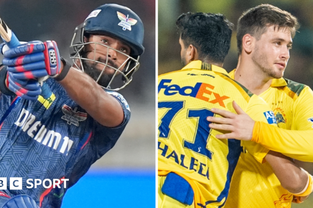 IPL 2025 points table and top run-scorers & wicket-takers