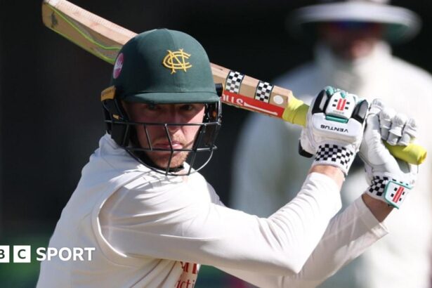 Lyndon James: Nottinghamshire all-rounder extends stay until 2027