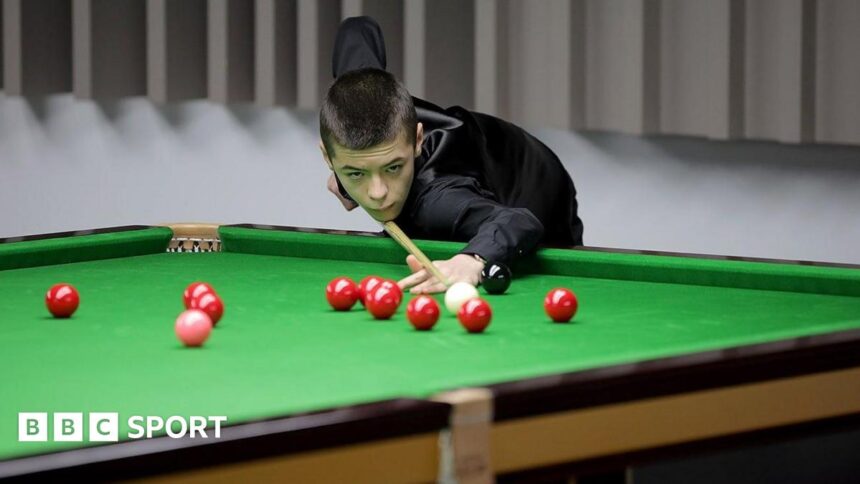 Michal Szubarczyk – the 14-year-old gunning for Ronnie O’Sullivan’s Crucible record